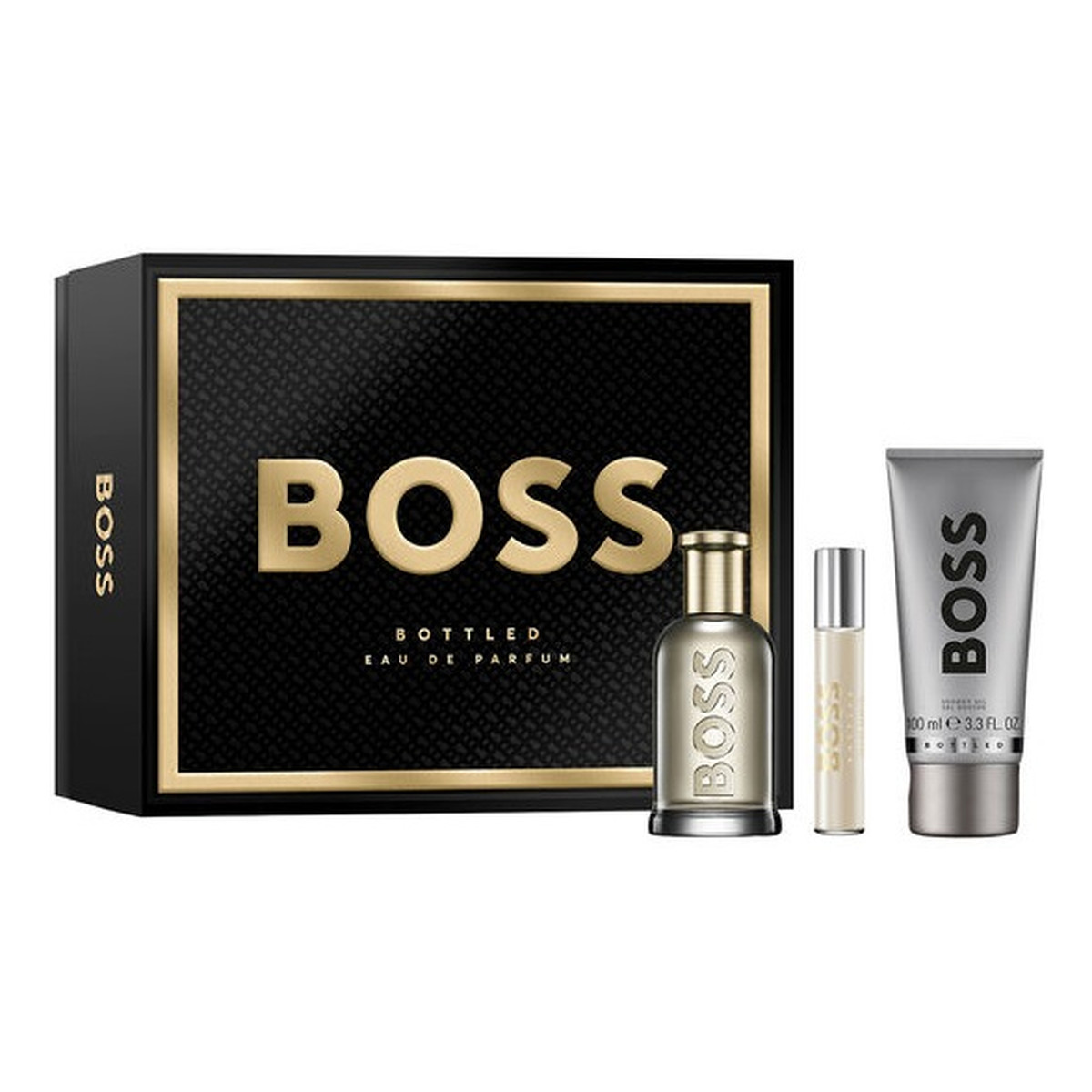 Hugo Boss Boss Bottled Zestaw woda perfumowana spray 100ml + woda perfumowana 10ml + żel pod prysznic 100ml