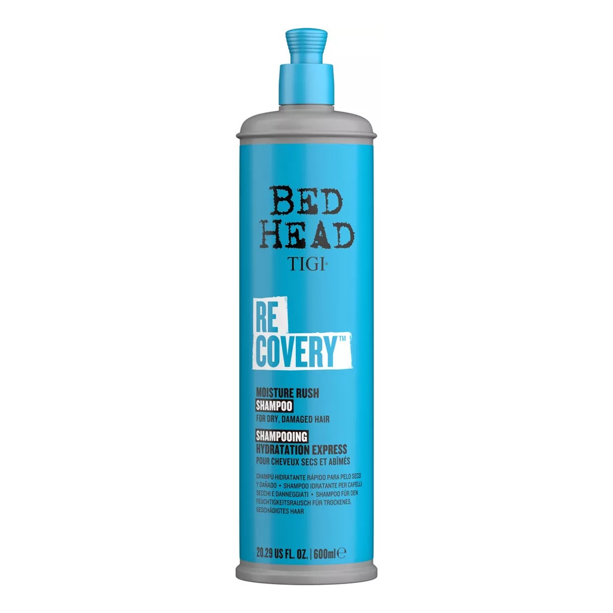 Tigi Bed head recovery moisture rush shampoo nawilżający szampon do włosów suchych i zniszczonych 600ml