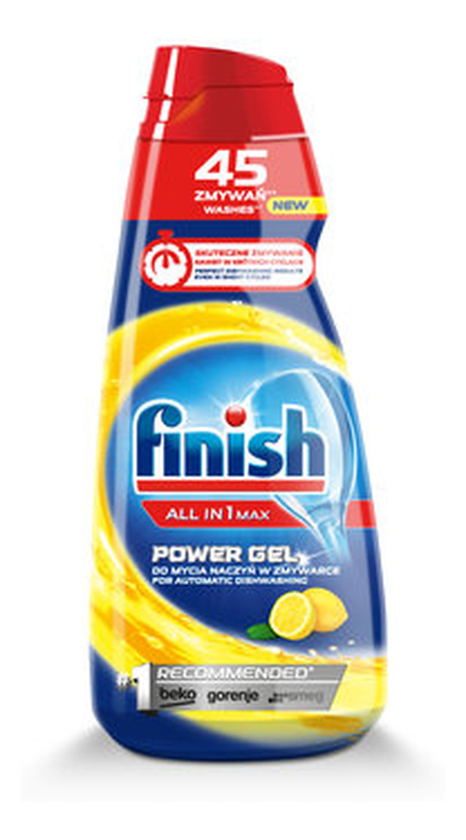 Power Gel All In 1 Max żel do mycia naczyń w zmywarkach Lemon
