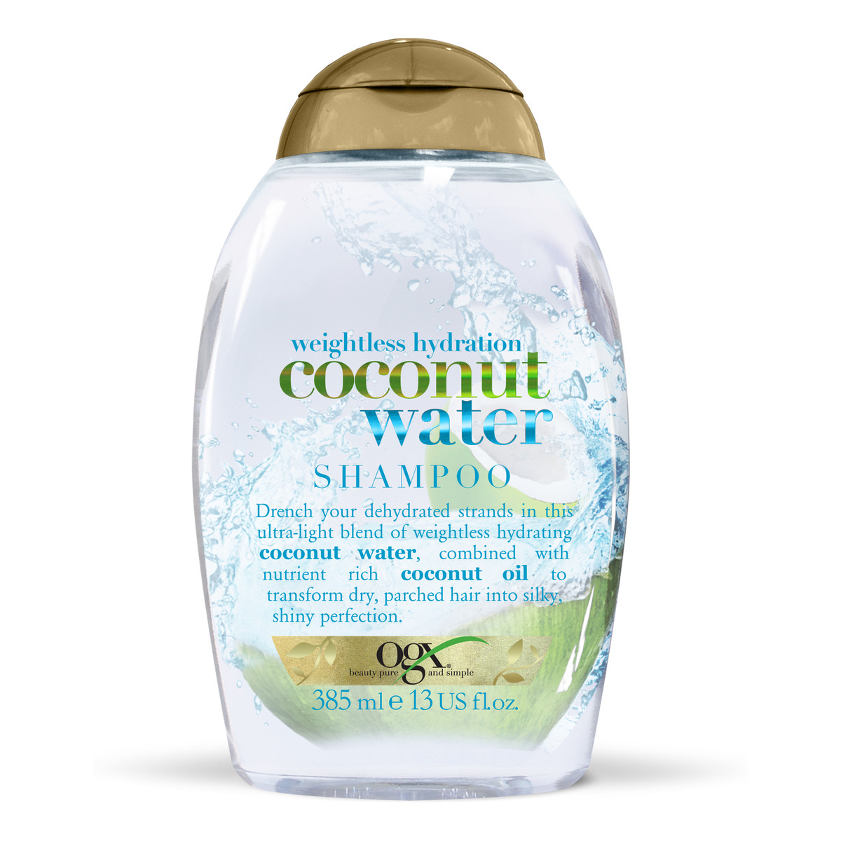 Organix Coconut Water Szampon nawilżająco-odżywczy z wodą kokosową 385ml