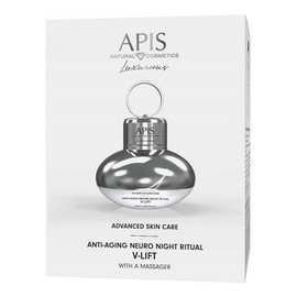 Przeciwzmarszczkowy neuro-rytuał V-LIFT na noc z masażerem