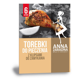 Torebki do pieczenia z klipsami do zamykania - 6szt