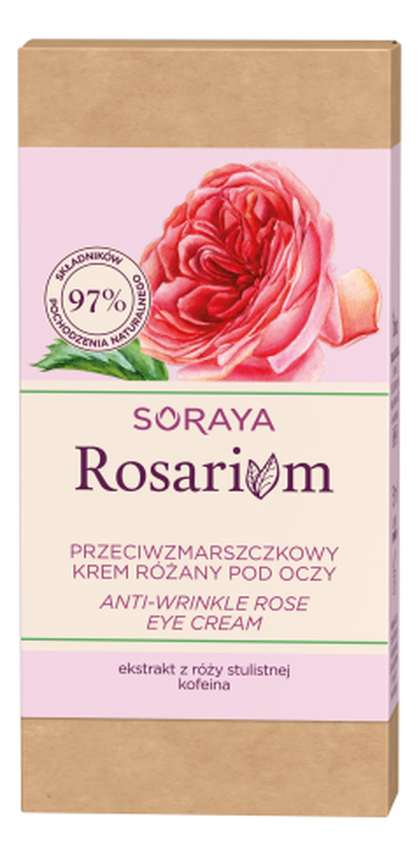 przeciwzmarszczkowy krem różany pod oczy