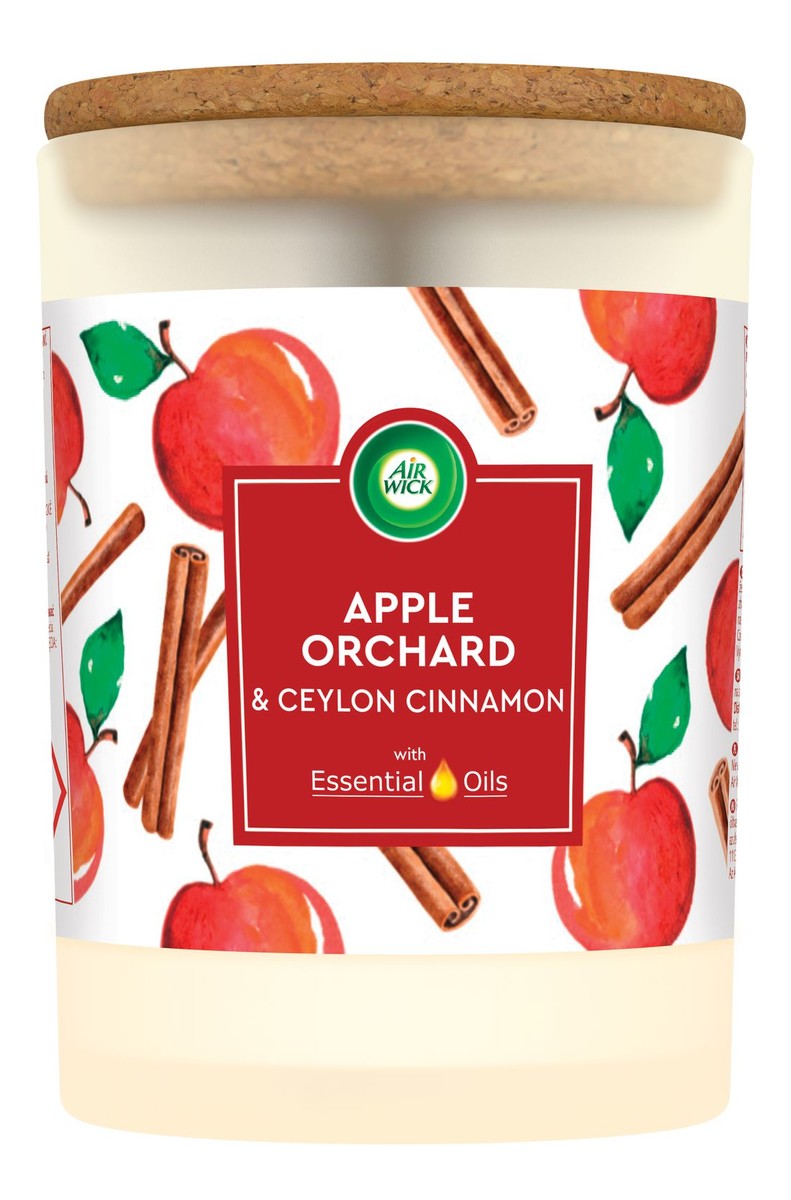świeca zapachowa Apple Orchard & Ceylon Cinnamon Domowe Ciasto z Owocami i Kruszonką