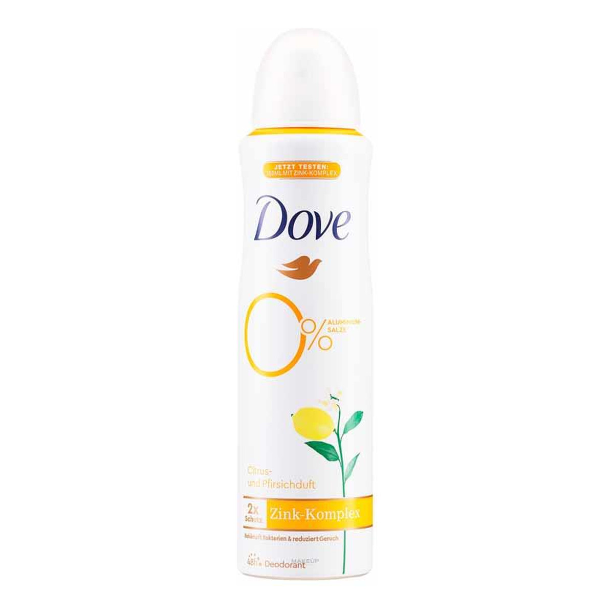 Dove Dezodorant Zink-Complex Cytryna i Brzoskwinia 150ml
