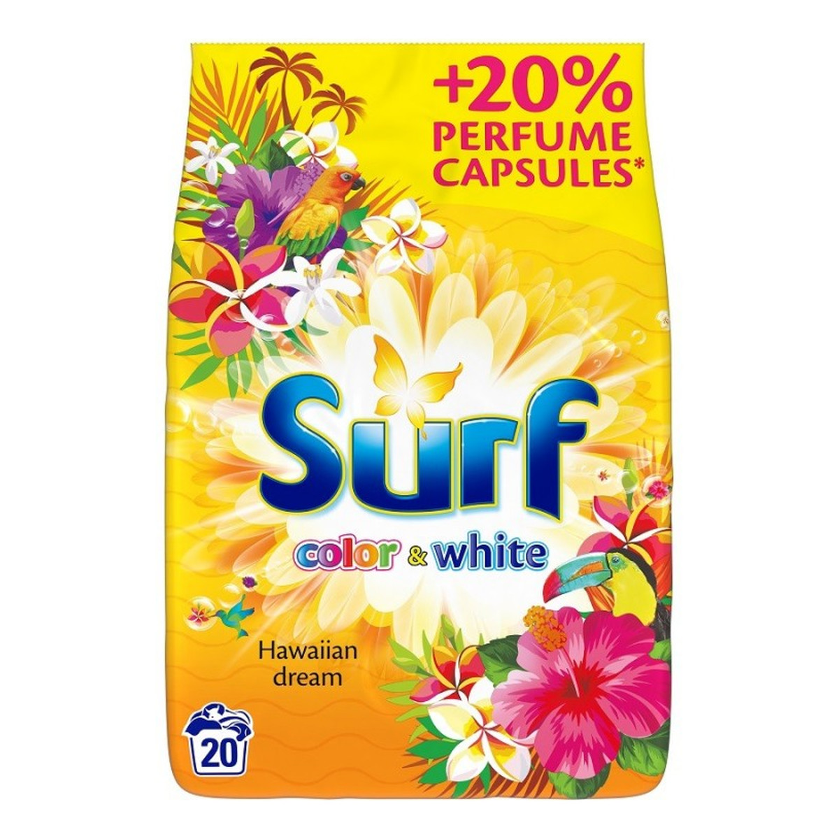 Surf Color & White Proszek do prania Hawaiian Dream (20 prań) 1300g