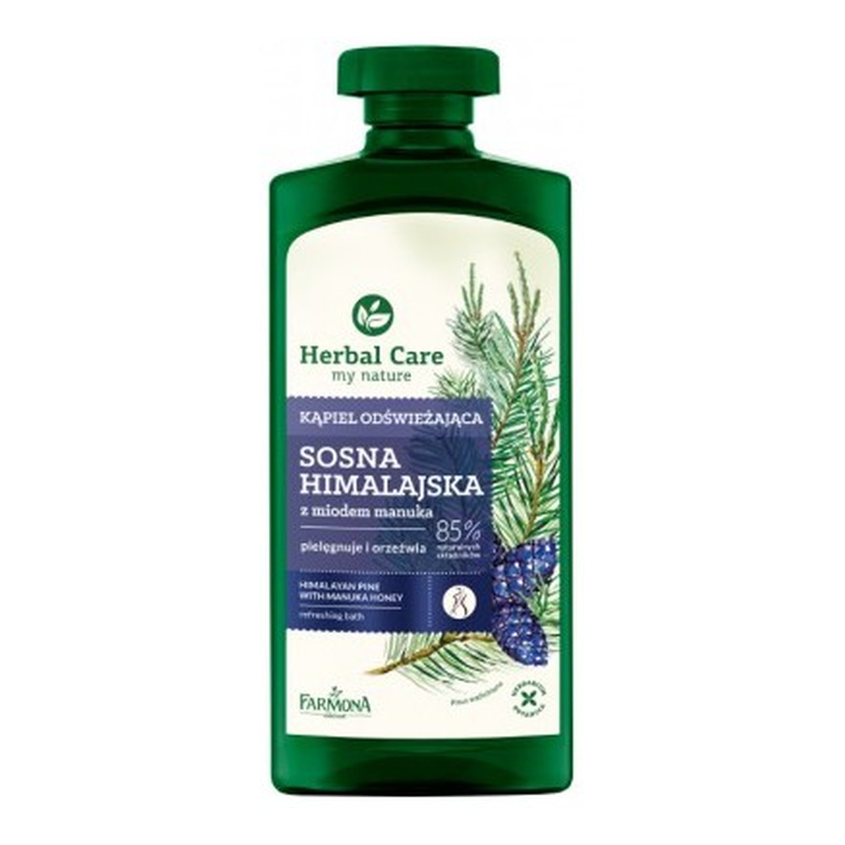 Farmona Herbal Care Kąpiel odświeżająca Sosna Himalajska z miodem Manuka 500ml