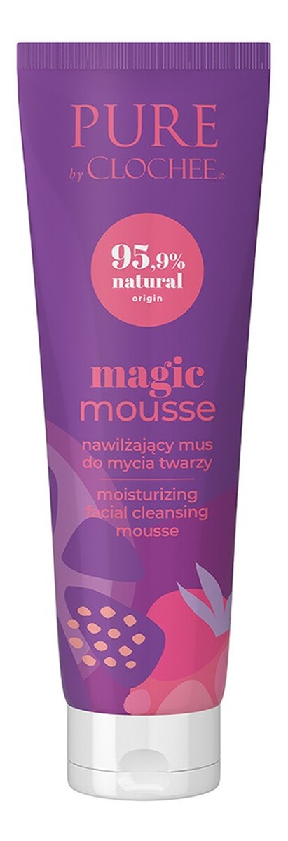 Pure by clochee magic mousse nawilżający mus do mycia twarzy