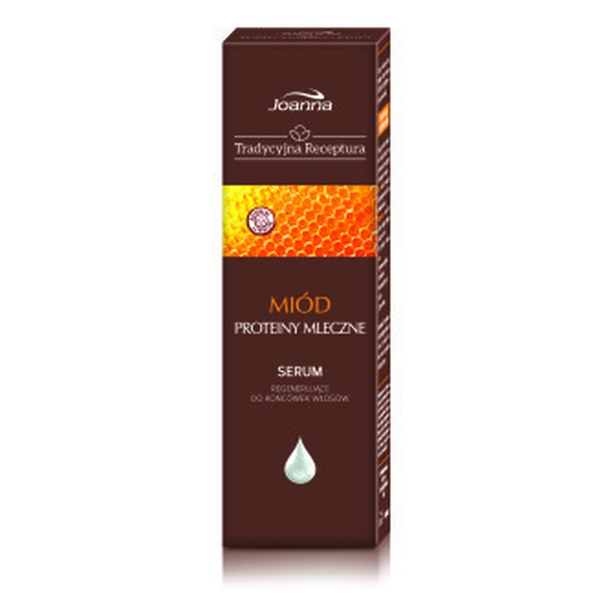 Joanna Tradycyjna Receptura Miód i Proteiny Mleczne Regenerujące Serum Do Końcówek 50g