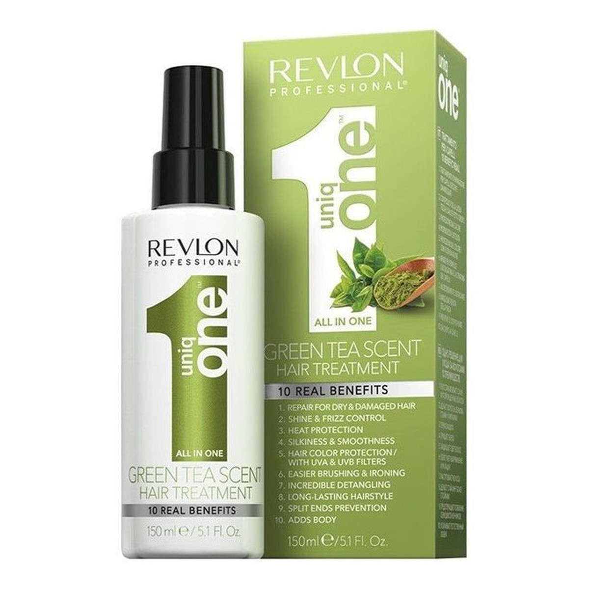Revlon Uniq One Green Tea odżywka do włosów w sprayu 150ml