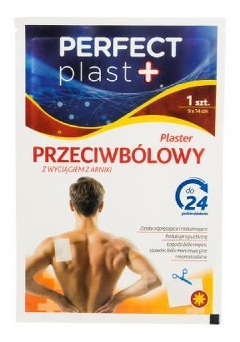 Plaster p/bólowy z wyciagiem arniki 9x14cm