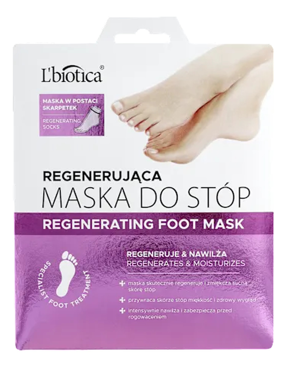 Regenerująca Maska do stóp skarpetki