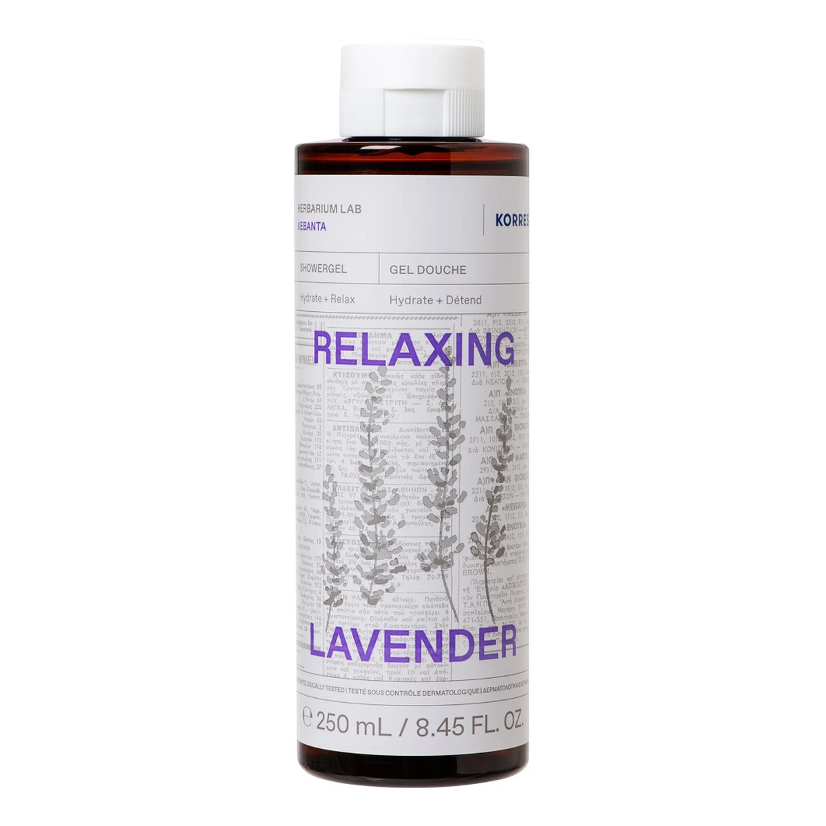 Korres Relaxing Lavender Żel do mycia ciała 250ml