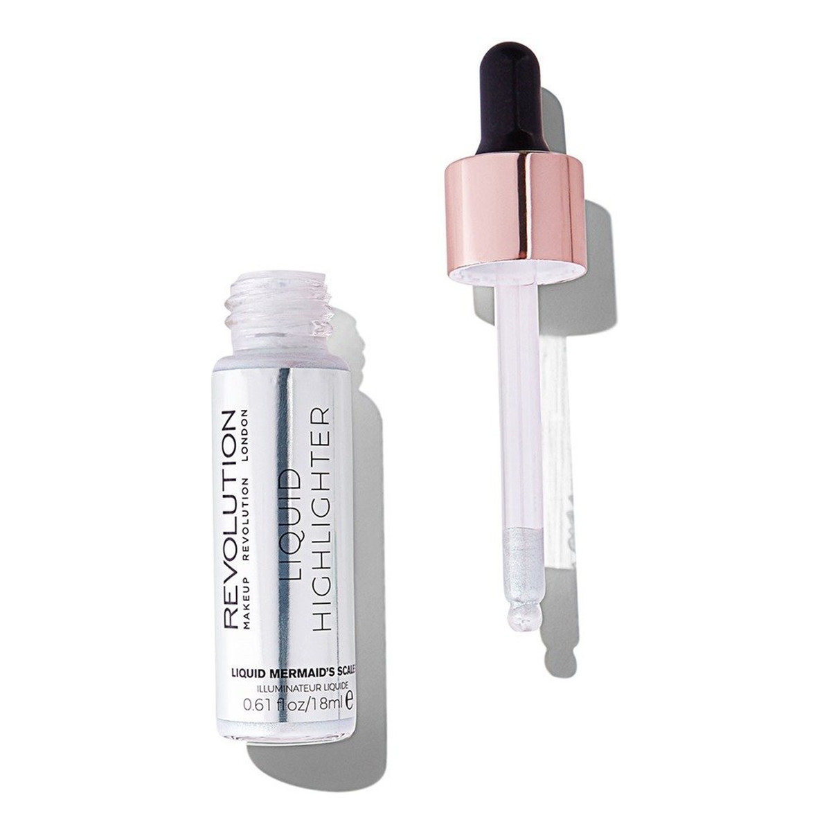 Makeup Revolution Liquid Highlighter Rozświetlacz do twarzy Mermaid Scale 15ml