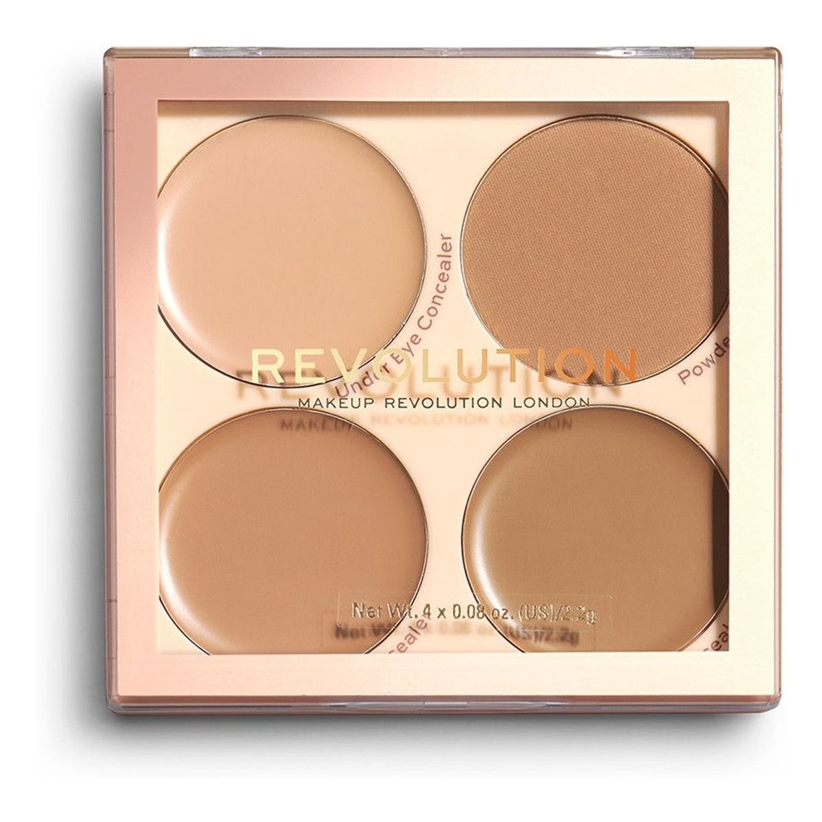 Makeup Revolution Paleta korektorów Matte Base Concealer Kit C9-12