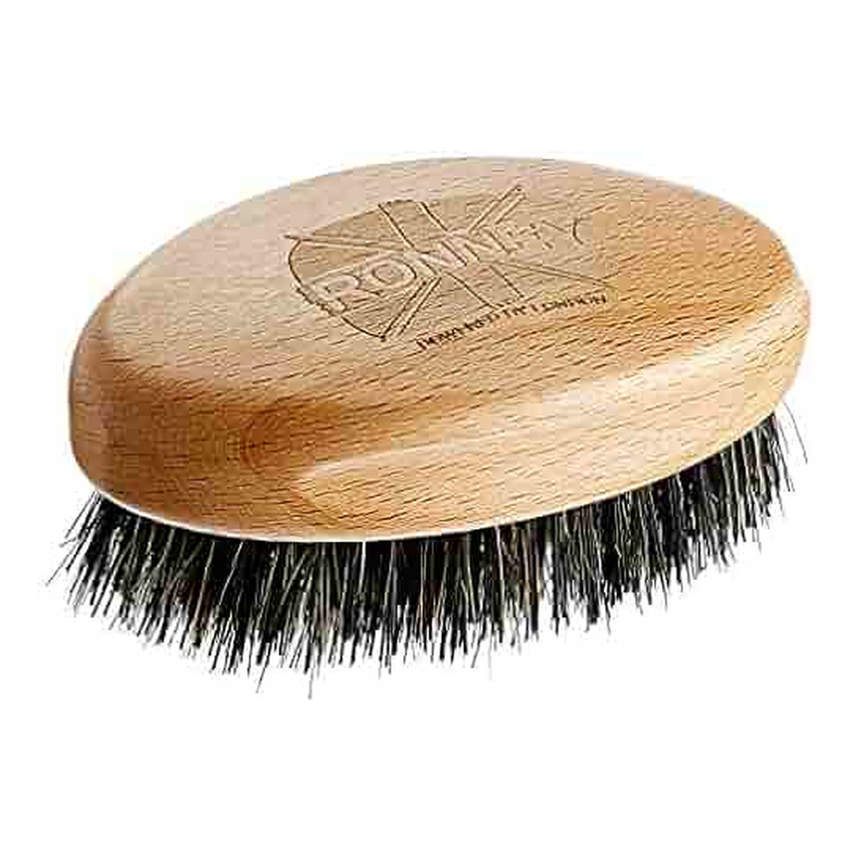Ronney Wooden Beard Brush drewniana szczotka do brody z naturalnego włosia Duża