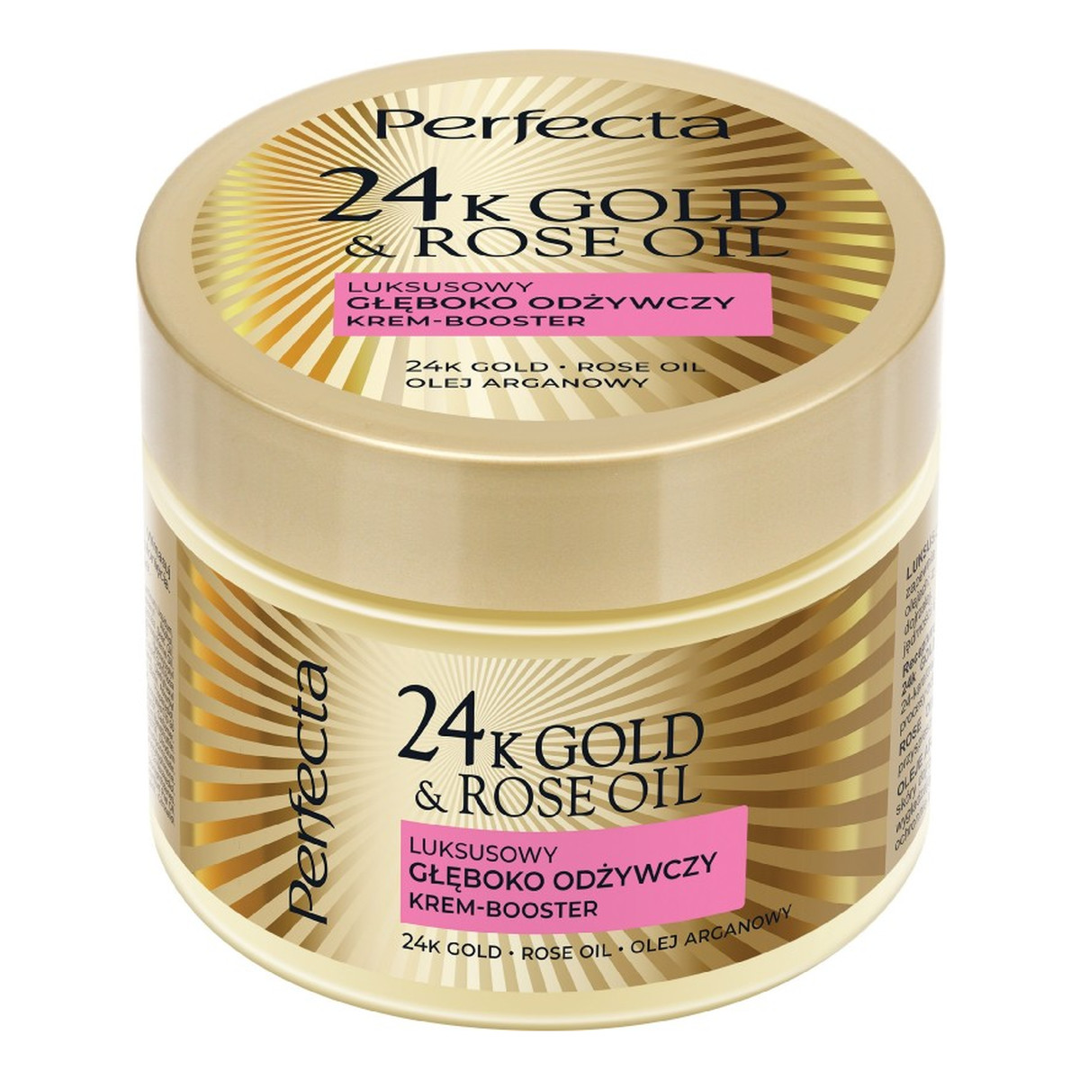 Perfecta 24K Gold Rose Oil luksusowy głęboko odżywczy Krem-booster do ciała 300g