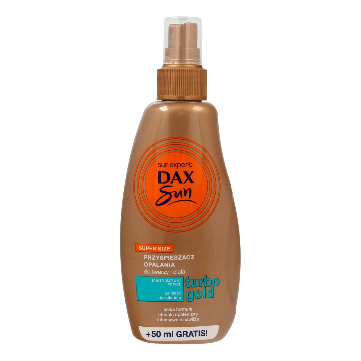 Dax Sun Przyspieszacz opalania spray Turbo Gold 200ml