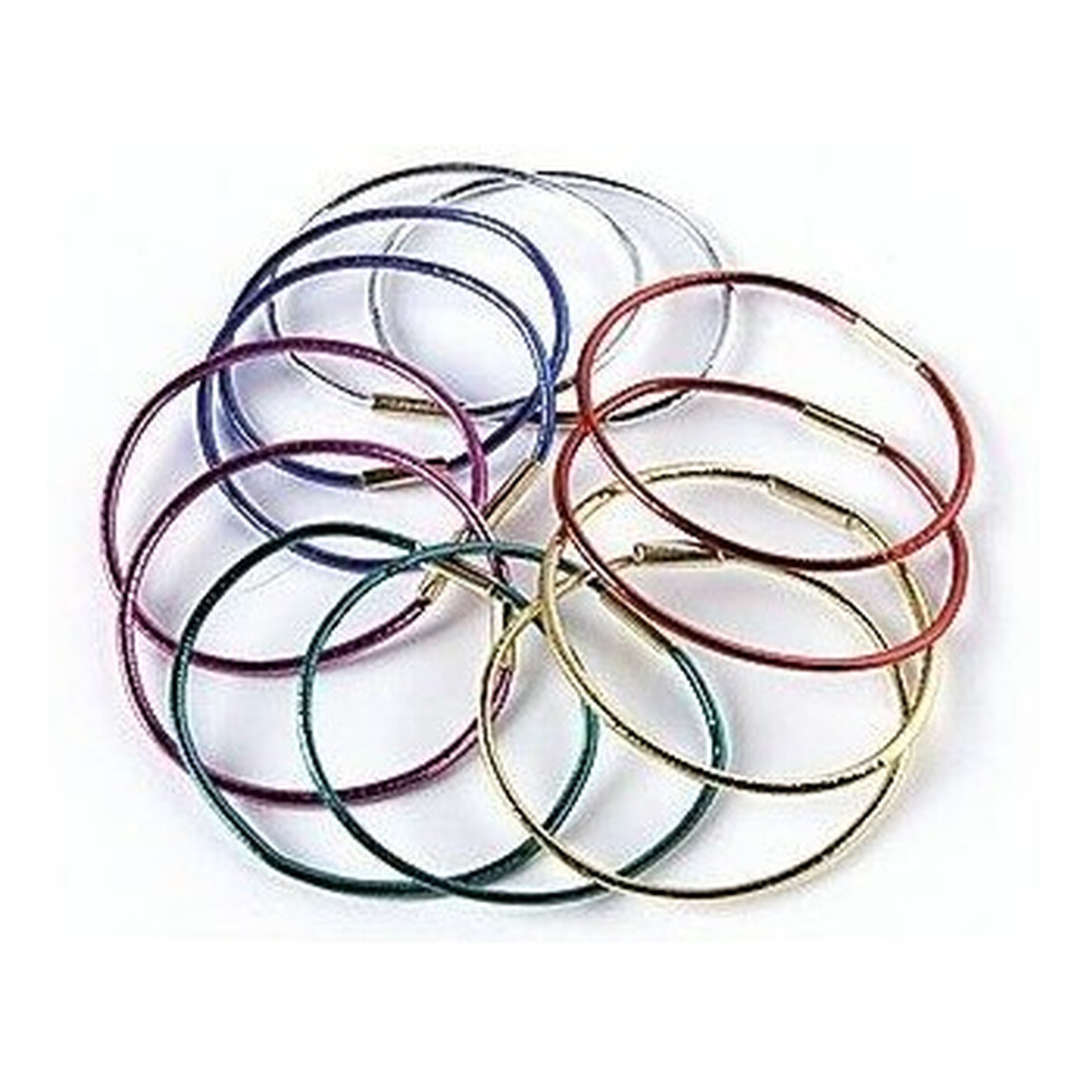 Donegal Gumki Do Włosów 12 Sztuk Mix 9911