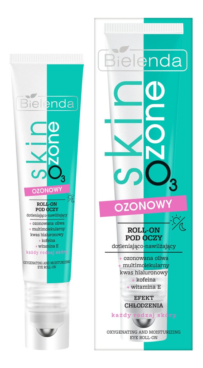 Ozonowy Roll-On Pod Oczy Dotleniająco-Nawilżający