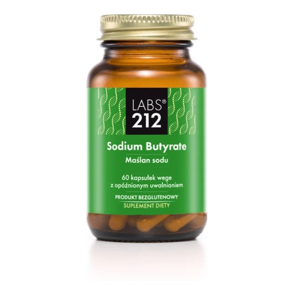 Labs212 Sodium Butyrate maślan sodu suplement diety 60 kapsułek