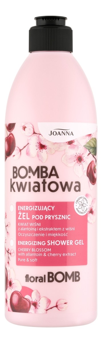energizujący żel pod prysznic kwiat wiśni
