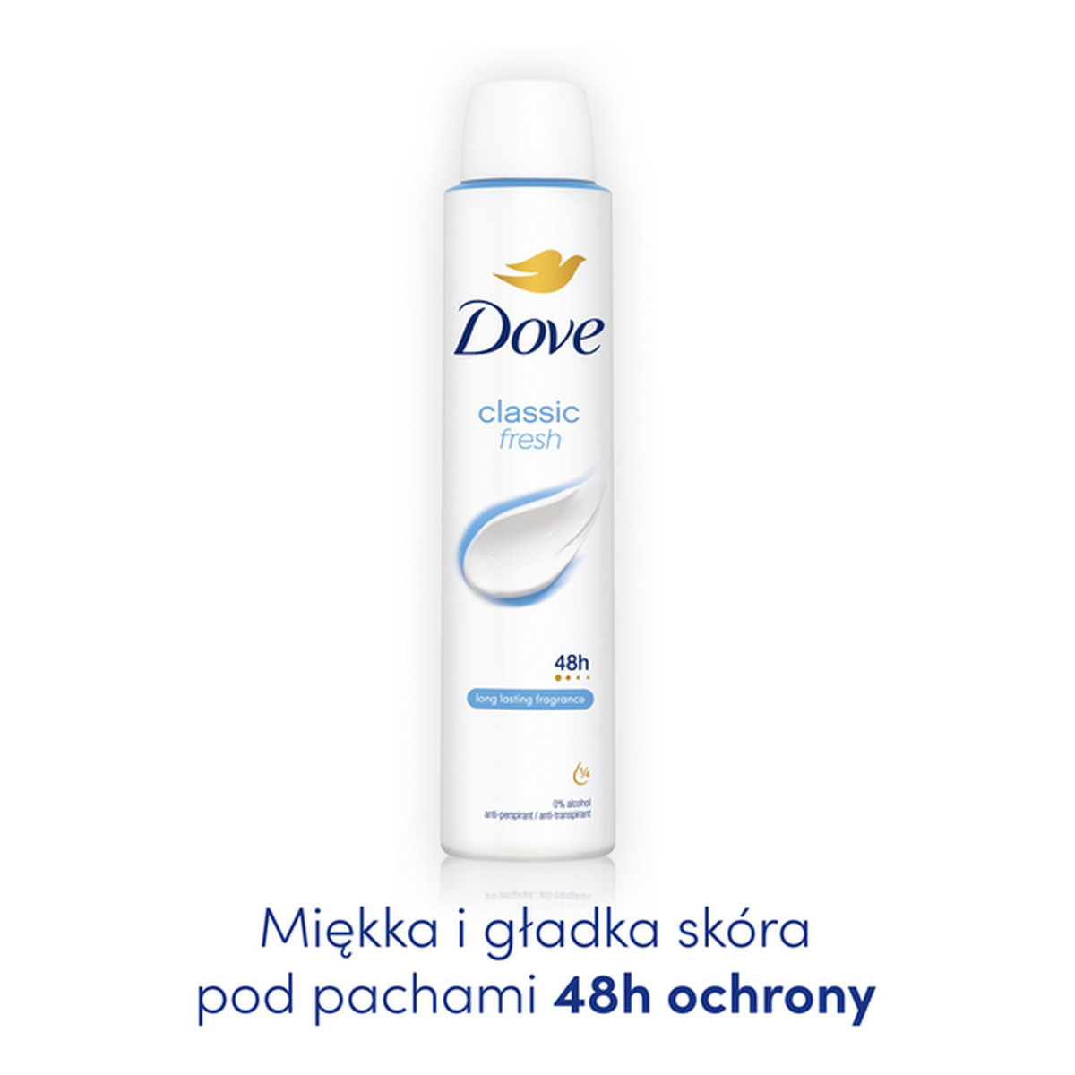 Dove Classic Fresh 48H Antyperspirant Spray Damski 150ml