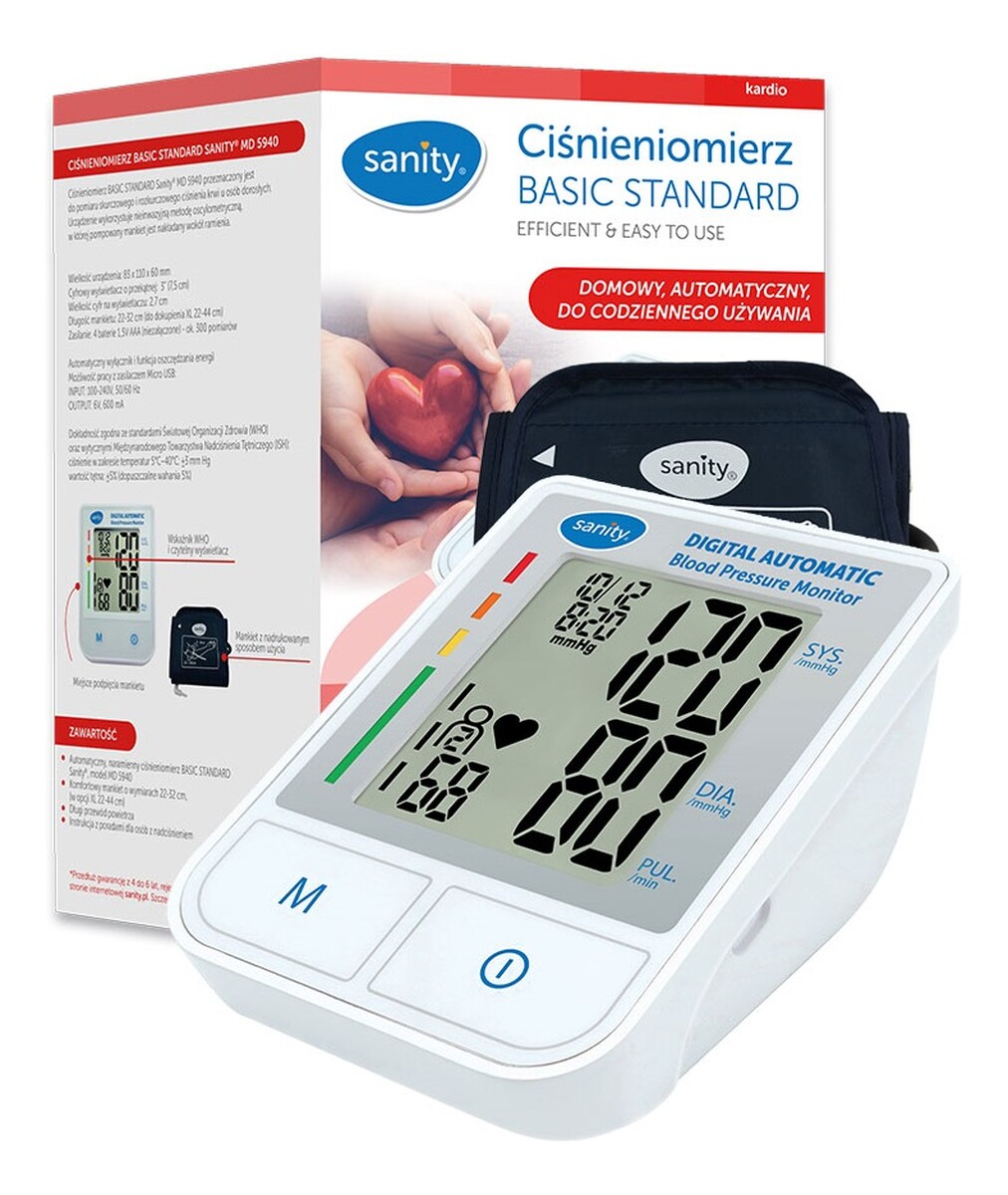Basic standard ciśnieniomierz md 5940