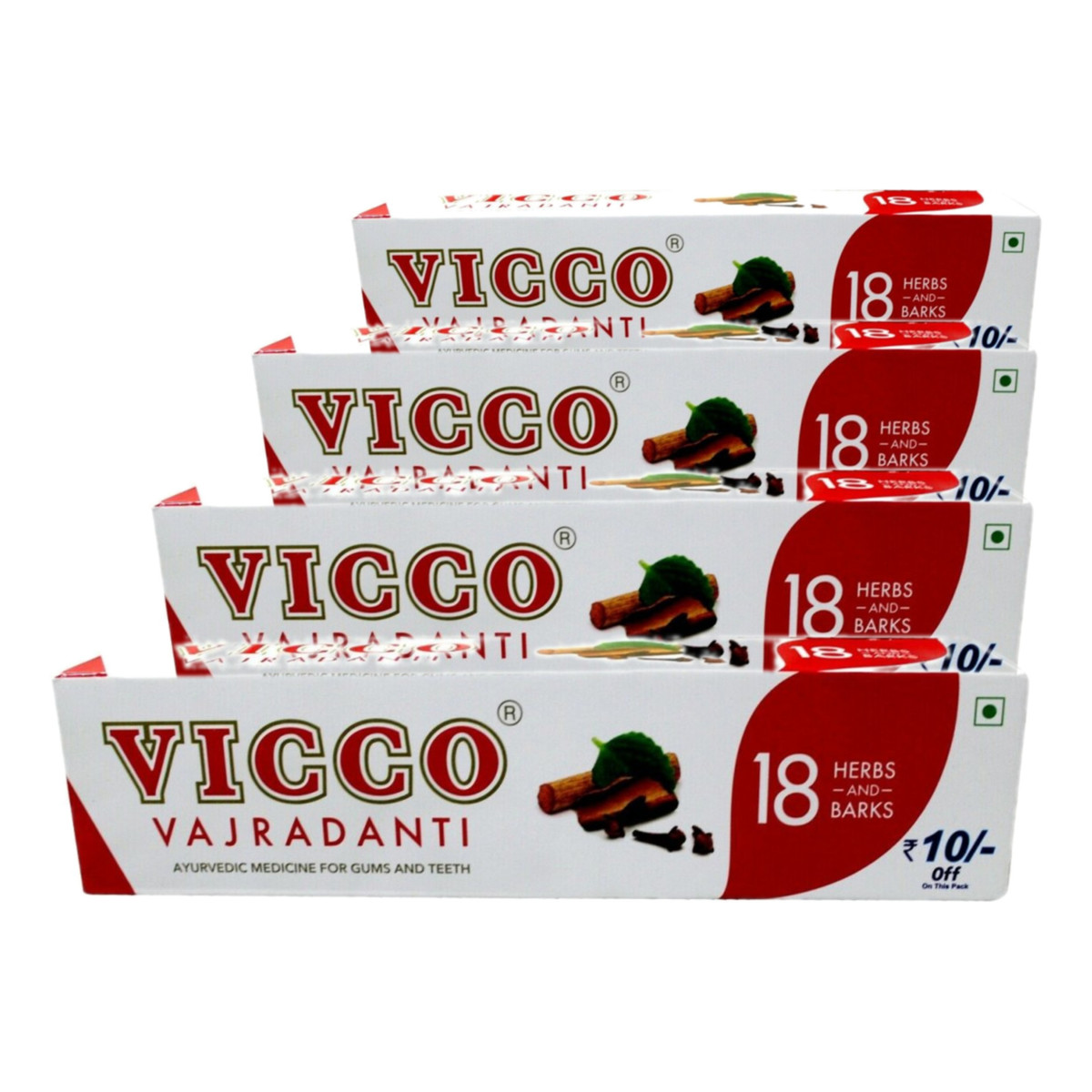 Vicco Vajradanti Pasta do zębów 4x200g