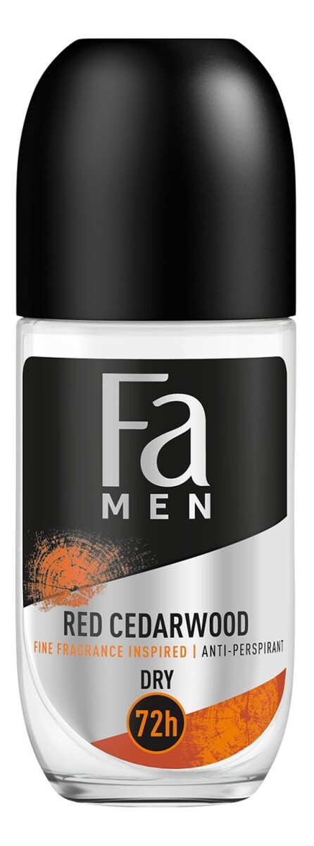 Men red cedarwood 72h antyperspirant w kulce o zapachu nut drzewnych czerwonego cedru