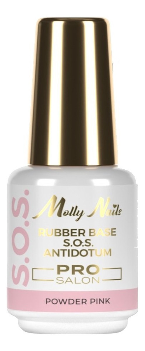 S.o.s. antidotum pro salon baza kauczukowa do manicure pedicure i ozdób powder pink