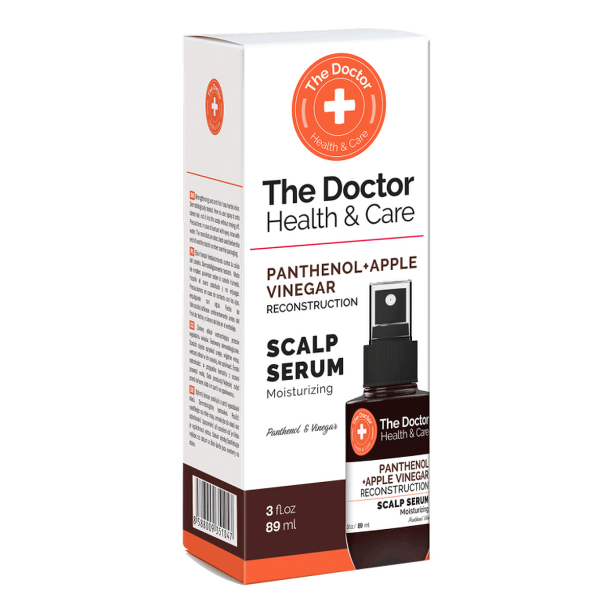 The Doctor Health & Care Serum rekonstrukcyjne do skóry głowy Ocet Jabłkowy + Pantenol 89ml