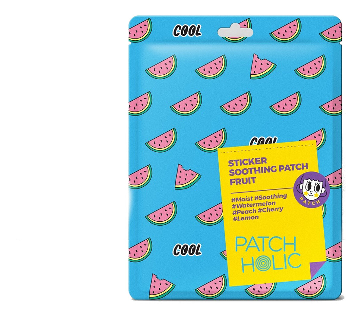 Sticker soothing patch kojące płatki do naklejania fruit