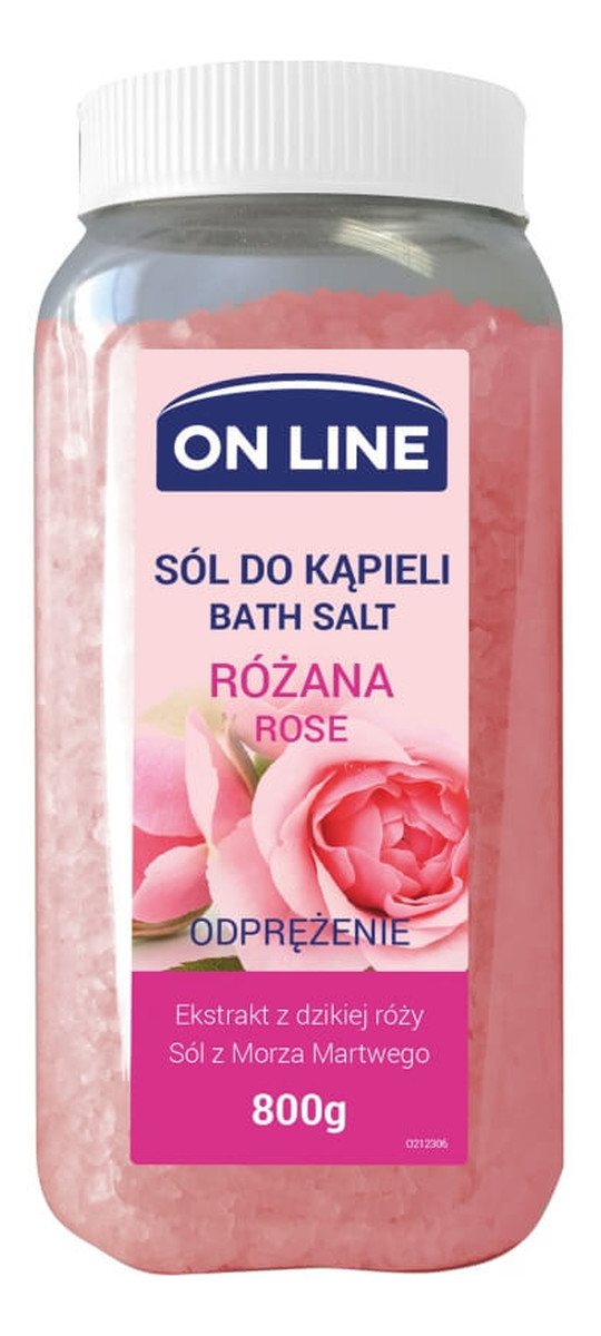 odprężająca sól do kąpieli Różana