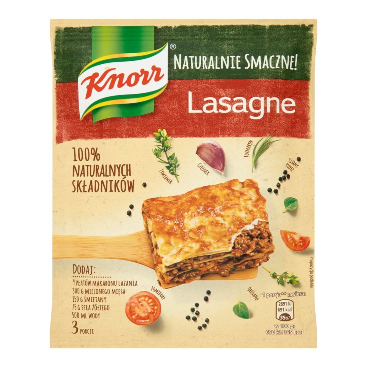 Knorr Naturalnie Smaczne! lasagne 43g