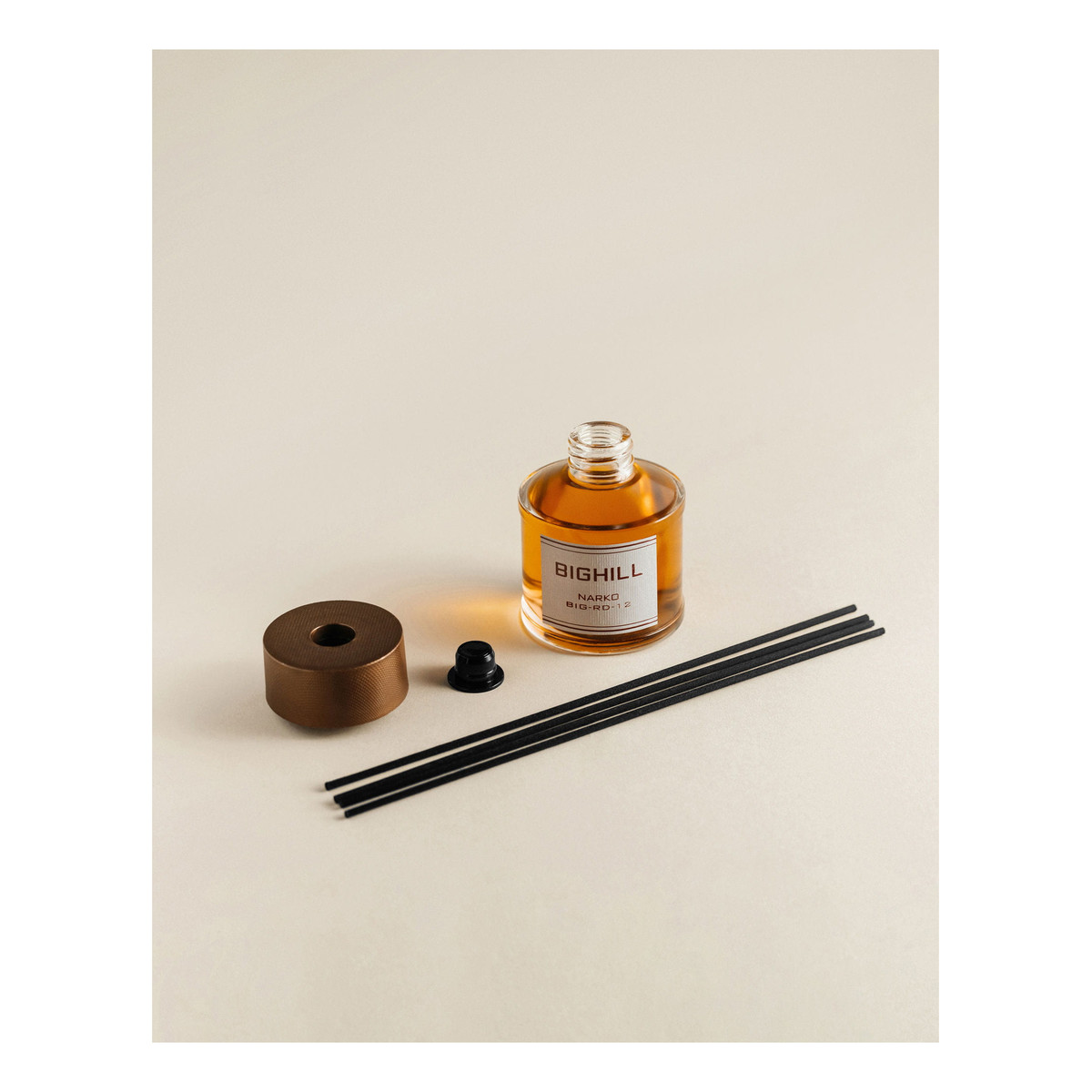 Bighill Ekskluzywny dyfuzor zapachowy z patyczkami - Narko 120ml