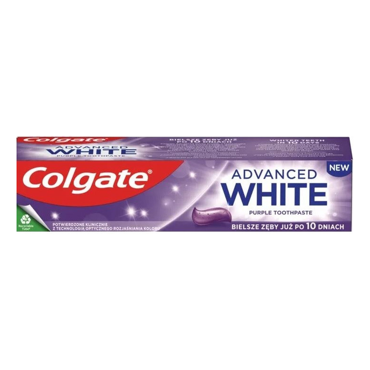 Colgate Col ju pastaadvanced white purple 75ml