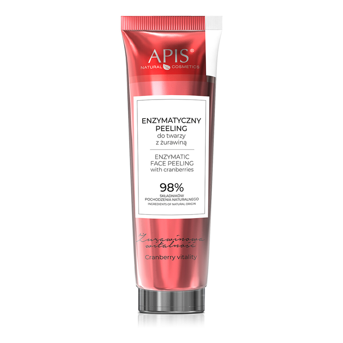 Apis Żurawinowa Witalność Enzymatyczny peeling do twarzy z żurawiną 100ml