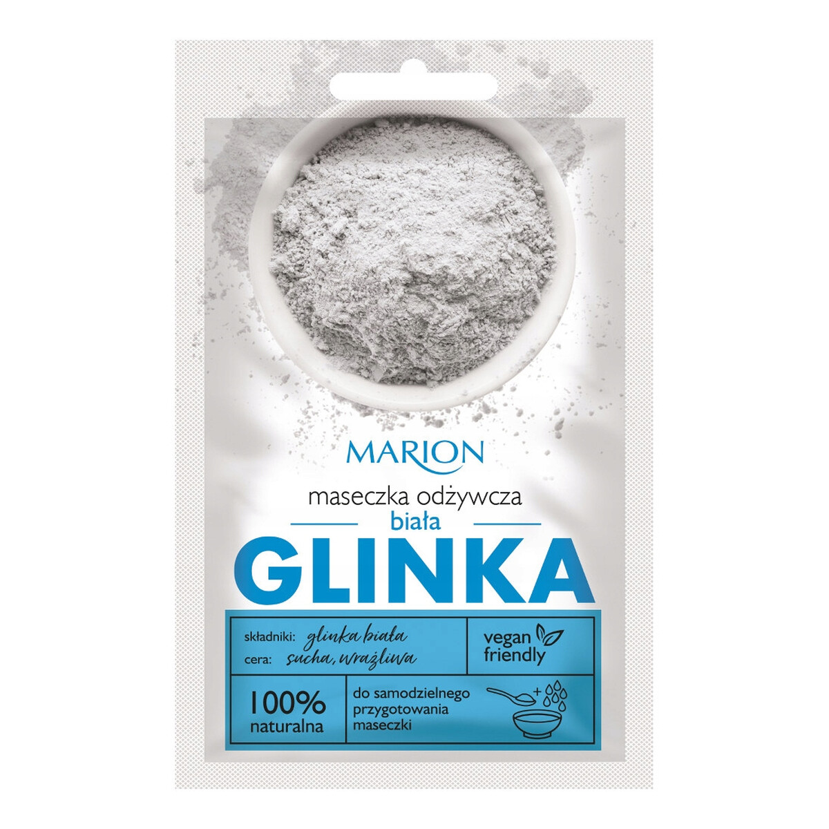 Marion Spa Maseczka z Białą Glinką w Proszku Odżywcza 8g