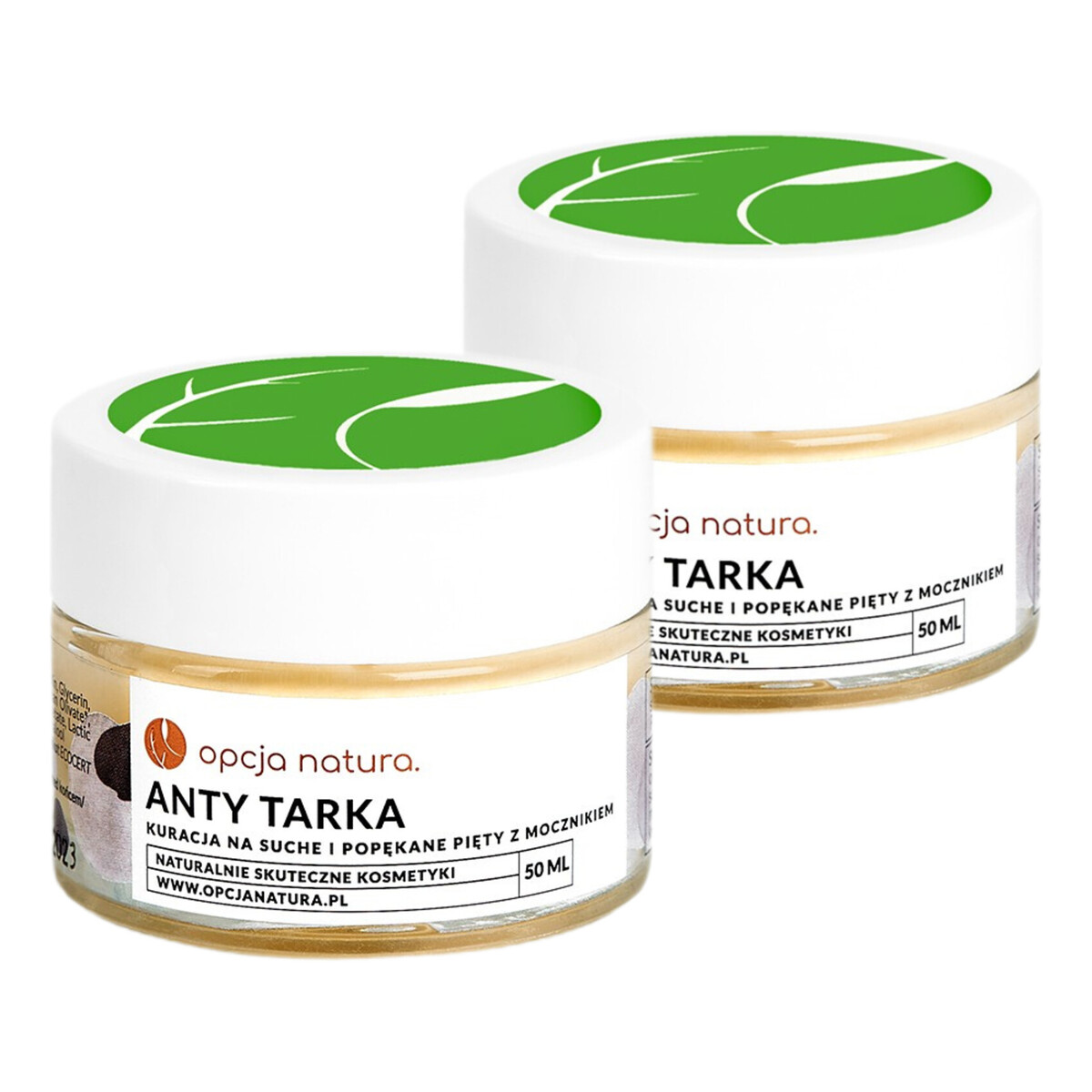 Opcja Natura Anty tarka Kuracja na suche i popękane pięty z mocznikiem 2x50ml