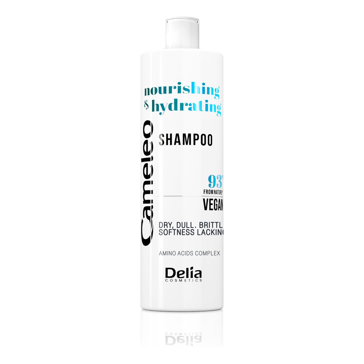 Delia Cameleo Wegański szampon nawilżająco-odżywczy z kompleksem aminokwasów 400ml