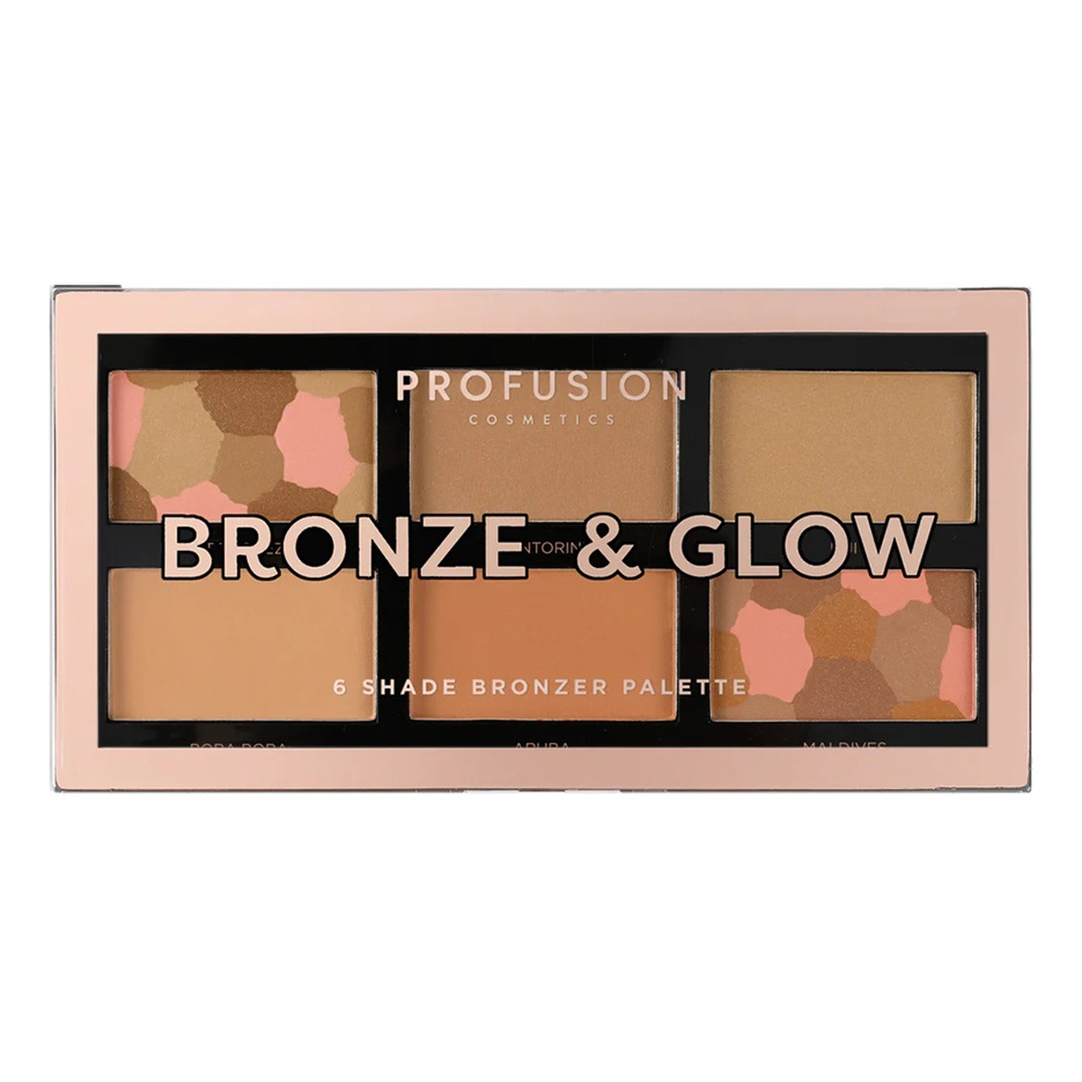 Profusion Shade Bronzer Palette Paleta bronzerów do twarzy Bronze & Glow 15.6g