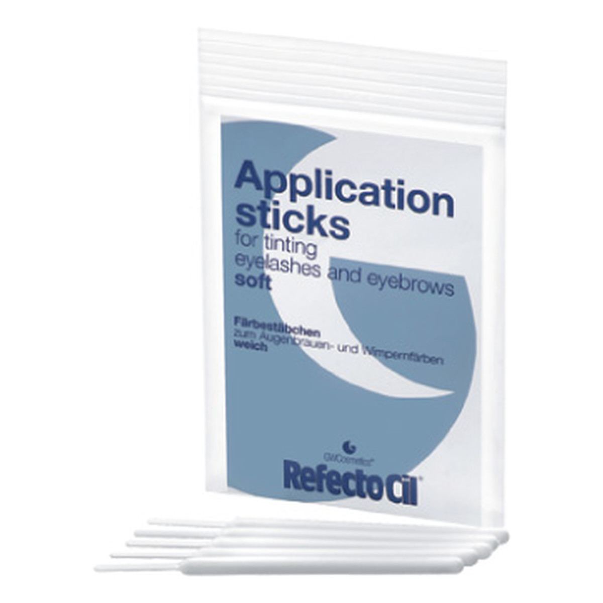 RefectoCil Soft Application Sticks Pałeczi Aplikacyjne Białe Miękkie 10 Sztuk