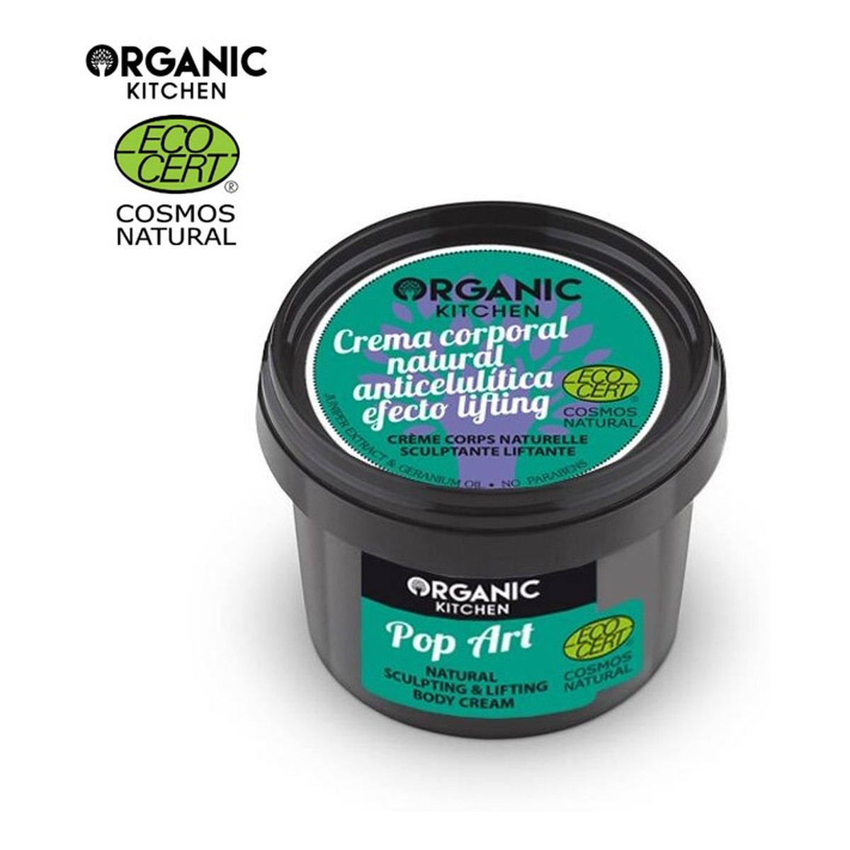 Organic Kitchen Pop art Naturalny modelujący i liftingujący krem do ciała 100ml