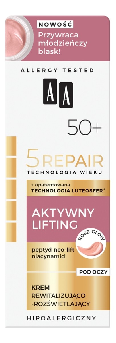 Krem pod oczy rewitalizujaco-rozświetlający