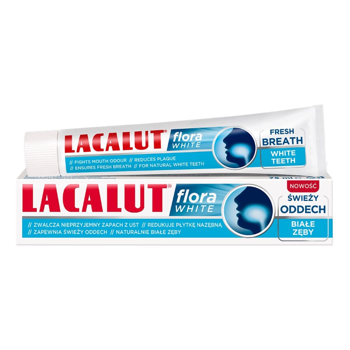 Zdrovit Lacalut flora white pasta do zębów 75 ml