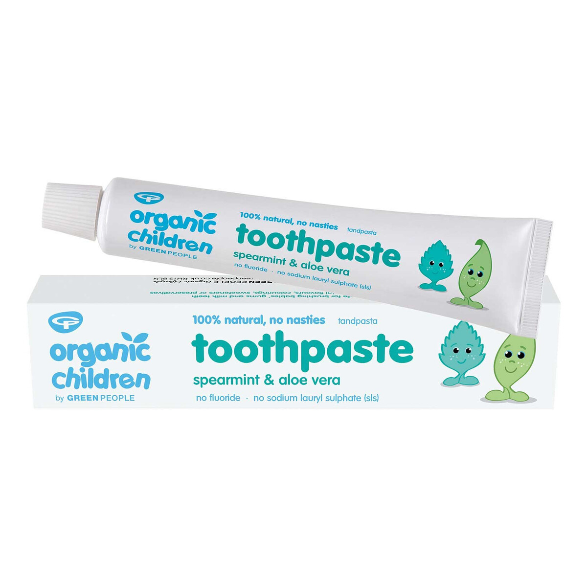 Green People Miętowo-aloesowa pasta do zębów dla dzieci (bez fluoru) 50ml