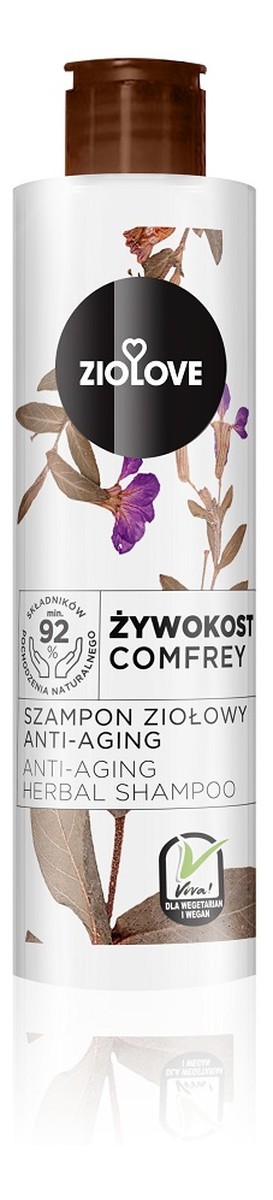 szampon ziołowy przeciw oznakom starzenia się włosów