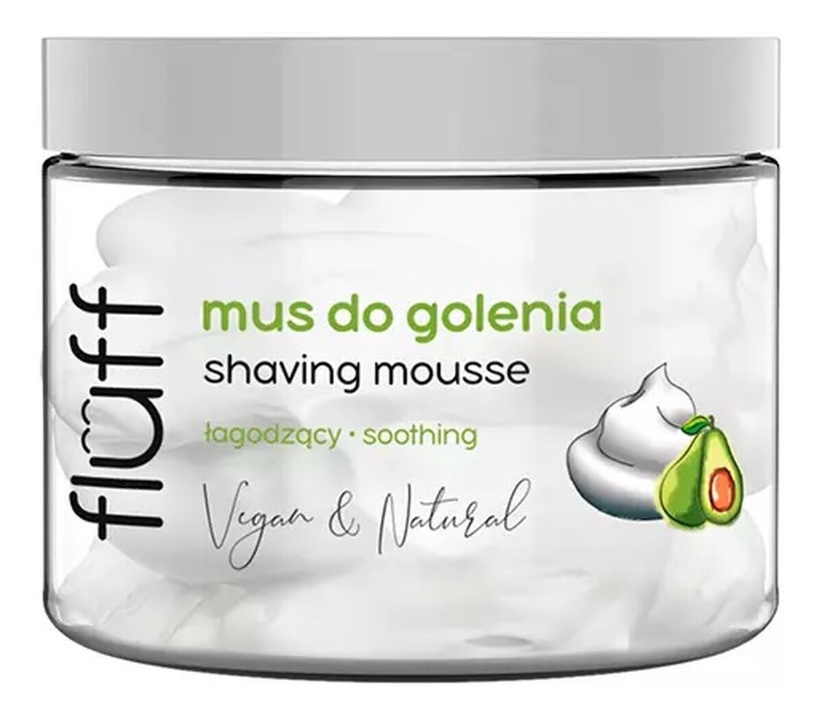 Shaving Mousse mus do golenia z awokado i niacynamidem