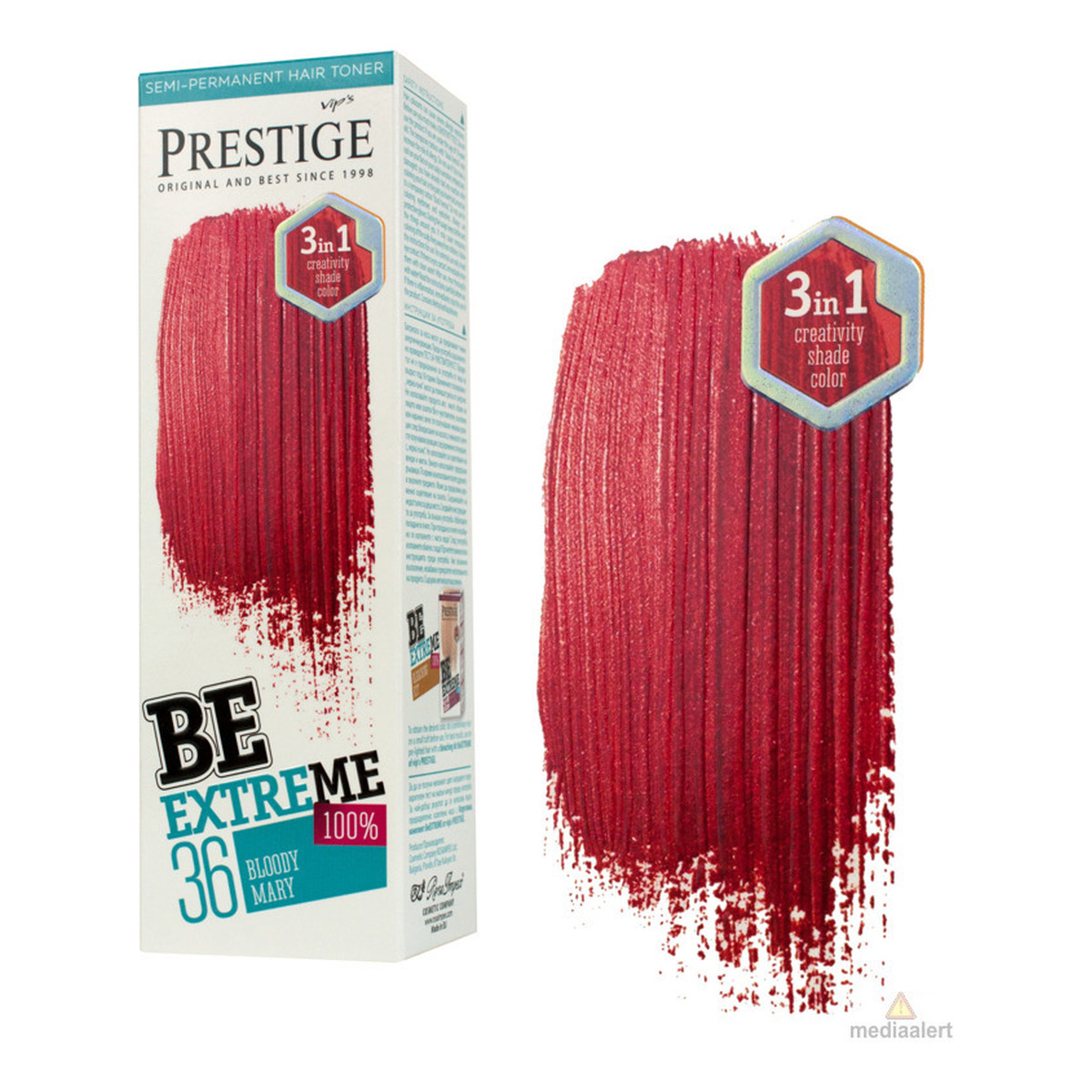 Prestige BE EXTREME TONER DO WŁOSÓW BEZ AMONIAKU